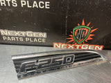 2012 FORD F250 DIESEL LH RH DRIVER PASSENGER SIDE FENDER EMBLEMS OEM #1235