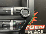 2019 FORD MUSTANG GT SHAKER 8” TOUCH RADIO FACE/CLIMATE CONTROL BEZEL OEM #1617