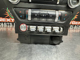2019 FORD MUSTANG GT SHAKER 8” TOUCH RADIO FACE/CLIMATE CONTROL BEZEL OEM #958