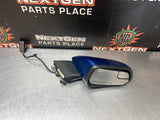 2017 FORD MUSTANG GT RH PASSENGER SIDE VIEW MIRROR KONA BLUE OEM #1203