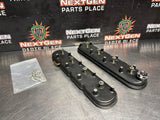 HOLLEY LS VALVE COVERS SATIN BLACK #4079