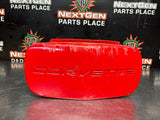 97- 04 C5 CORVETTE FRONT LICENSE PLATE COVER TORCH RED OEM 10256977 #1303