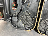 97-04 C5 CORVETTE DOOR PANELS BLCK and OAK OEM #1368