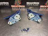 2021 CAMARO SS RH/LH SIDE PASSENGER/ DRIVER  HOOD HINGES BLUE OEM #1556