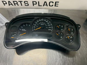 03-07 CHEVY SILVERADO 2500 6.0 CLUSTER 222,671 MILES OEM #600