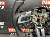 2019 FORD MUSTANG GT CARBON FIBER STEERING WHEEL WITH OEM PADDLES #1643