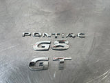 08-09 PONTIAC G8 GT TRUNK EMBLEMS OEM #555