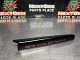 10-13 C6 CORVETTE GRAND SPORT RIGHT FRONT FENDER EMBLEM 20896716 OEM #1409