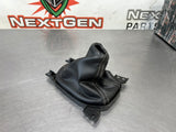 2010 CAMARO SS SHIFTER BOOT BLK W WHITE STITCH OEM #535