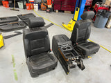 14-19 CHEVY SILVERADO 2500 CREW CAB FULL INTERIOR BLACK LEATHER OEM #3852