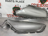 2014 CAMARO SS LH AND RH SIDE DOOR LIGHTED INSERTS GRAY OEM #341