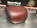 2024 FORD MUSTANG GT FRONT RH/LH HEADREST LEATHER W RED STITCH OEM #1226
