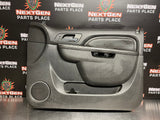 2011 GMC DENALI 2500HD RH PASSENGER FRONT LEATHER DOOR PANEL OEM #844