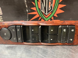 2014 CHEVY SILVERADO CREW CAB WOOD LH POWER WINDOW MASTER SWITCH OEM #1278