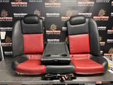 08-09 PONTIAC G8 REAR RED/BLACK LEATHER SEATS OEM #1590