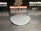 2019 FORD MUSTANG GT FUEL DOOR GAS LID TANK COVER SILVER OEM #1618