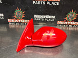 2004 PONTIAC GTO LH DRIVER SIDE MIRROR TORRID RED OEM #1438