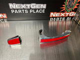 2009 PONTIAC G8 RED / CHROME LH RH SIDE EXTERIOR DOOR HANDLES FRONT & REAR #948