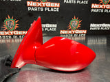 2004 PONTIAC GTO LH DRIVER SIDE MIRROR TORRID RED OEM #1027