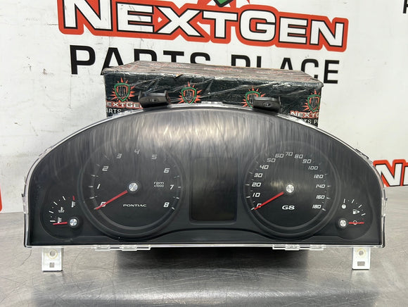 08-09 PONTIAC G8 GT CLUSTER INSTRUMENT PANEL 166,601 MILES OEM 92222102 #3592