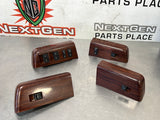 2008 FORD F250 LH AND RH FRONT AND REAR DOOR WOODGRAIN WINDOW SWITCH SET OEM #488