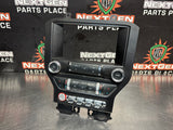 2015 FORD MUSTANG GT SHAKER 8” TOUCH RADIO FACE/CLIMATE CONTROL BEZEL OEM #1092
