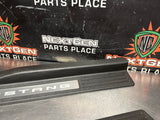 2011 FORD MUSTANG GT LH AND RH ILLUMINATED DOOR SILL TRIM SET OEM #1595