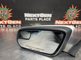 2012 FORD MUSTANG GT LH DRIVER SIDE VIEW MIRROR WHITE OEM #822