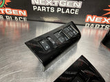 2009 FORD F350 LH AND RH FRONT AND REAR DOOR GLOSS BLK WINDOW SWITCH SET OEM 941