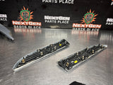 2011 FORD F350 DIESEL LH RH DRIVER PASSENGER SIDE FENDER EMBLEMS OEM #1093