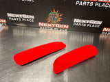 2009 PONTIAC G8 GT HOOD SCOOP VENTS RED OEM #948