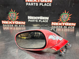 97 - 04 C5 CORVETTE LH DRIVER SIDE MIRROR TORCH RED OEM #1303
