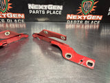 04-06 PONTIAC GTO HOOD HINGE SET TORRID RED OEM #1027