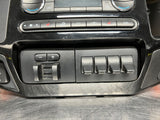 2010 FORD F350 HARLEY RADIO BEZEL CLIMATE CONTROL GLOSS BLK TRIM OEM #949