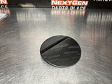 2015 FORD MUSTANG GT FUEL DOOR GAS LID TANK COVER MAGNETIC GRAY METALLIC OEM 950