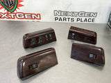 2008 FORD F250 LH AND RH FRONT AND REAR DOOR WOODGRAIN WINDOW SWITCH SET OEM #493