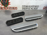 08-09 PONTIAC G8 GT SILVER HOOD SCOOP VENTS W DUCTS OEM #611