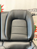 2015 MUSTANG GT REAR SEATS UPPER AND LOWER LEATHER BLACK OEM #295