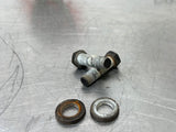 2005 C6 CORVETTE REAR CALIPER BOLTS ONE SIDE 2 BOLTS OEM