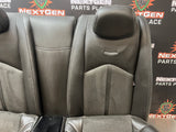 12-15 CADILLAC CTS-V COUPE REAR BLACK LEATHER/ SUEDE SEATS OEM #1233
