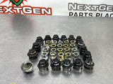 97-04 C5 CORVETTE 19MM LUG NUTS SET WITH COVERS SET OF 20 OEM #359