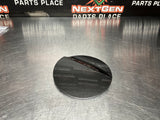 2015 FORD MUSTANG GT FUEL DOOR GAS LID TANK COVER MAGNETIC GRAY METALLIC OEM 950