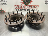 2009 FORD F550 SUPERDUTY FRONT BRAKE HUB ROTOR SPACER ADAPTERS 10 LUG OEM #W303