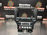 2018 FORD MUSTANG GT SHAKER 8” TOUCH RADIO FACE/CLIMATE CONTROL BEZEL OEM #860