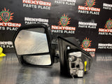 2019 FORD F350 LH DRIVER SIDE POWER FOLD w/ BLINDSPOT MIRROR OEM #4071