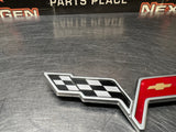 2008 C6 CORVETTE OEM FRONT BUMPER EMBLEM #1266