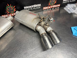 2015 CAMARO SS NPP BI MODE QUAD TIP DUAL EXHAUST MUFFLERS OEM #1450