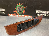 2008 GMC SIERRA 2500HD CREW CAB WOOD FRONT AND REAR POWER WINDOW SWITCHES #1096