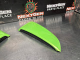 2014 FORD MUSTANG GT RH/LH SIDE SCOOPS GOTTA HAVE IT GREEN OEM #1291