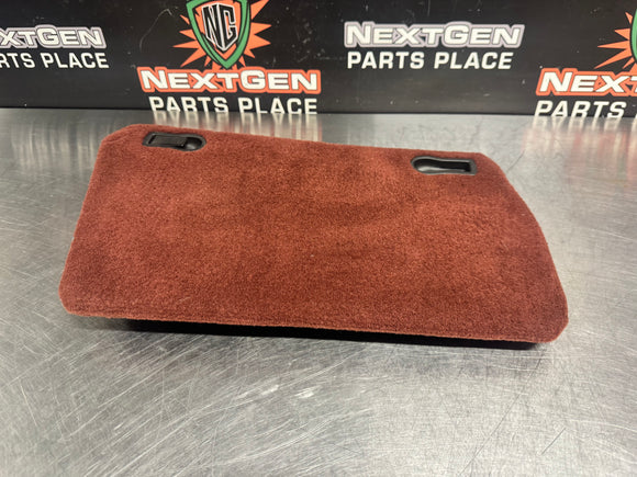 97-04 C5 CORVETTE FLOOR FUSE COMPARTMENT COVER FIRETHORN RED OEM #1150